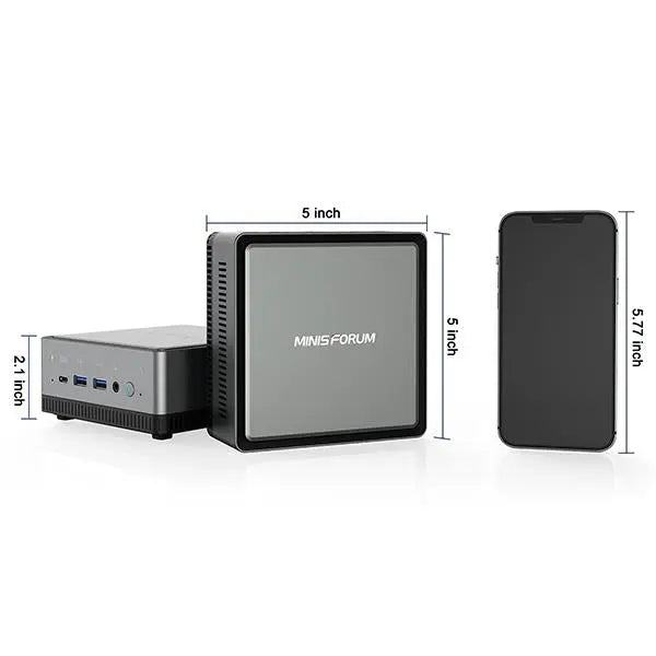 Dimensionen von Minisforum DeskMini U820
