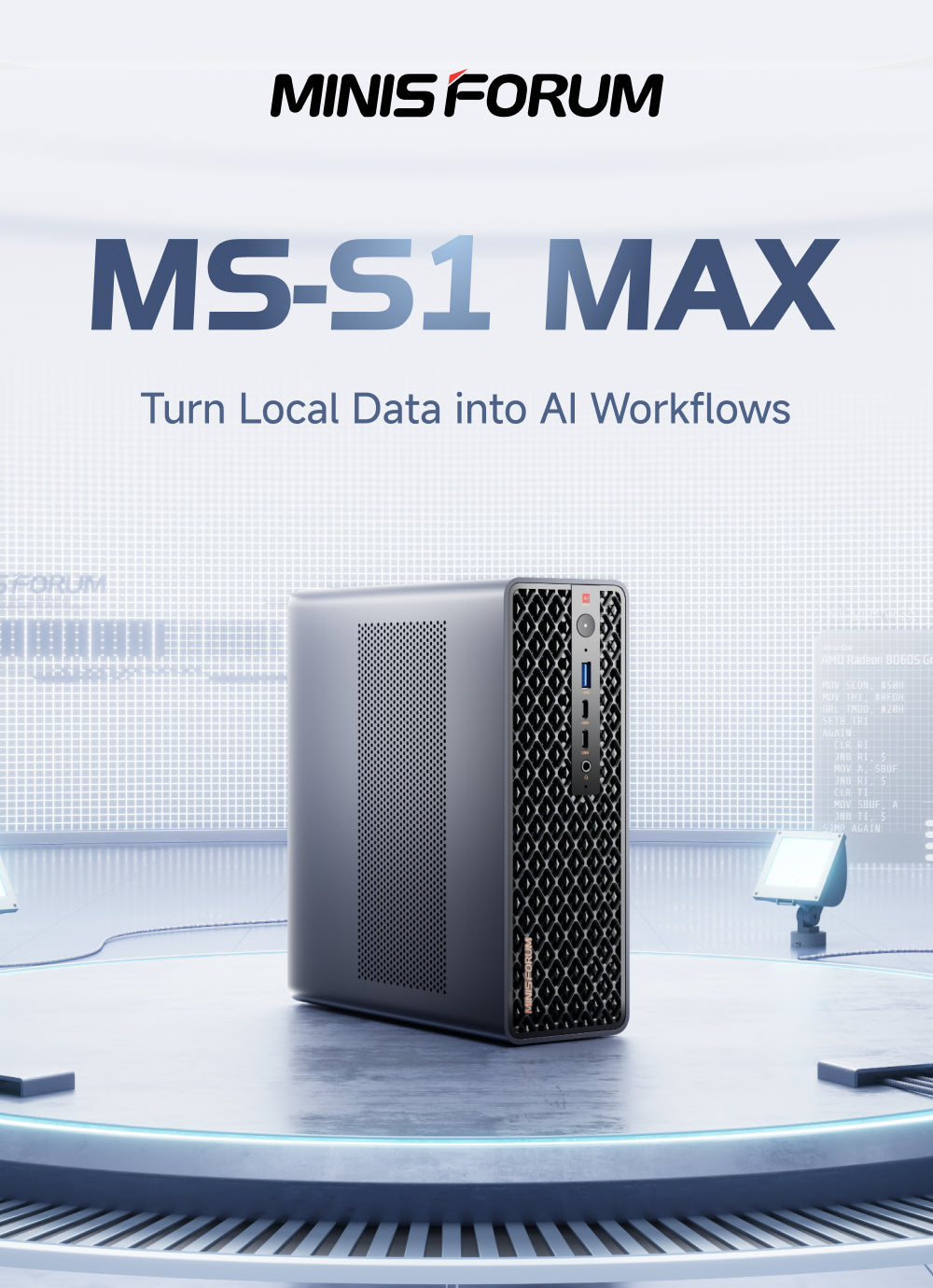 Minisforum MS-S1 MAX 64GB Local AI Pilot Edition – Minisforum EU