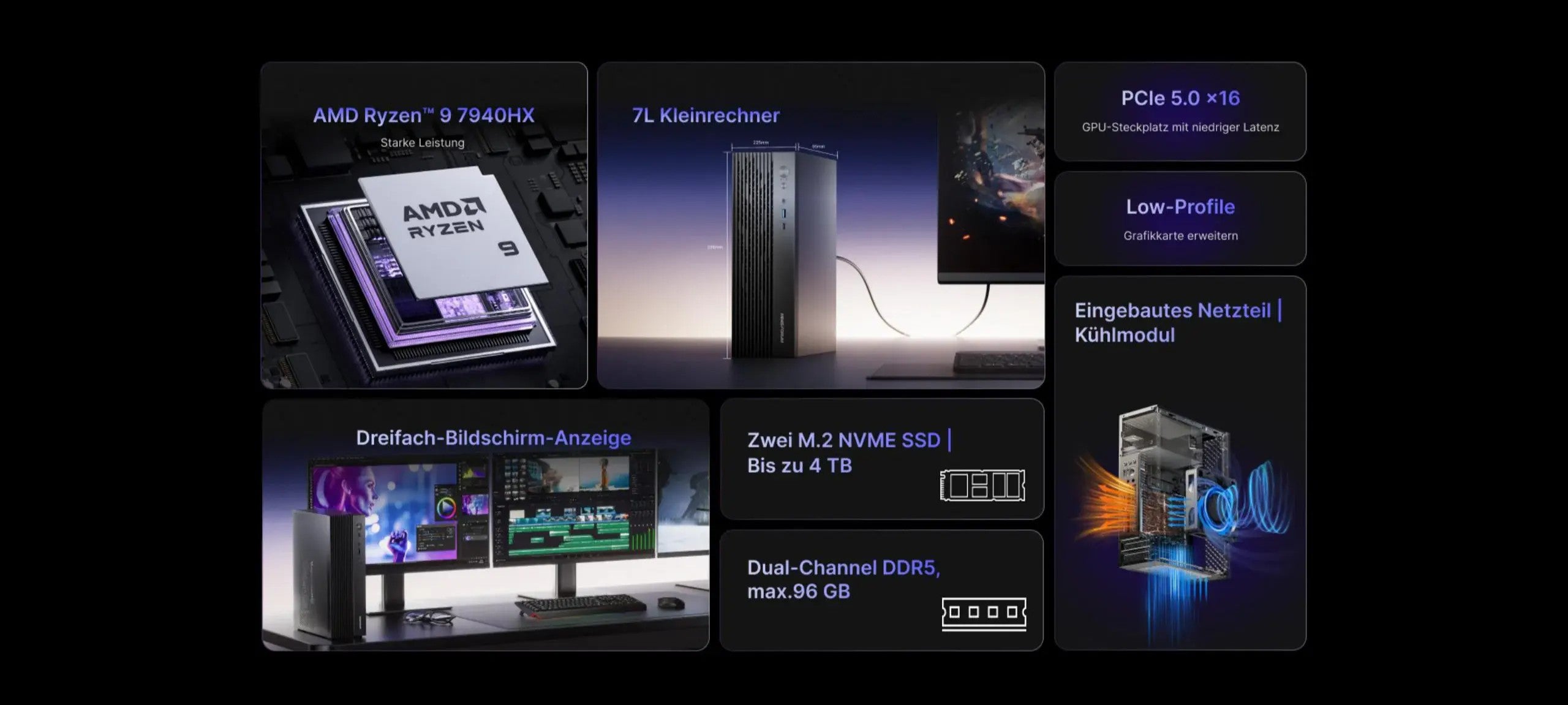 MINISFORUM 129i7 / 790S7 Desktop-PC