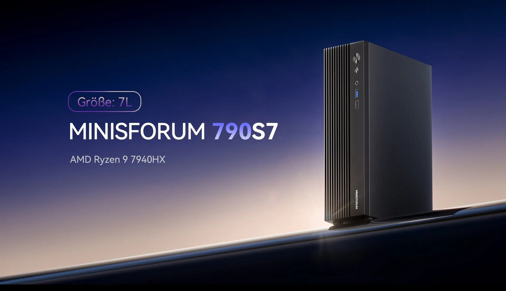 Windowsデスクトップ MINISFORUM 790S7 MINISFORUM 790S7/129i7 Mini-ITXパソコン