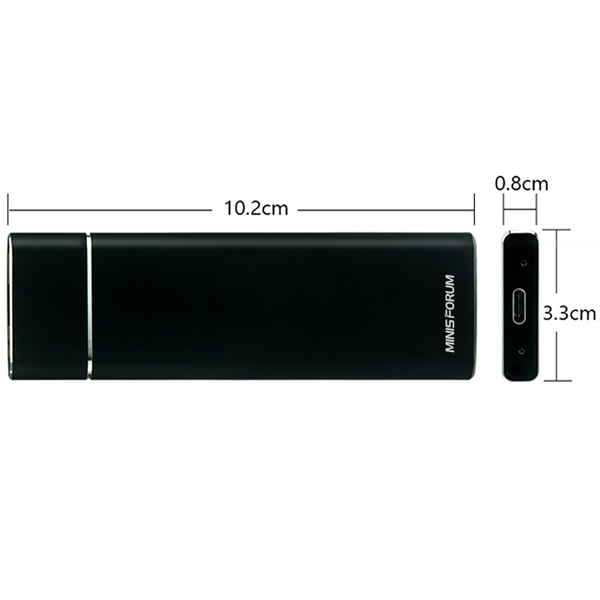 Minisforum M.2 NVMe SSD Enclosure