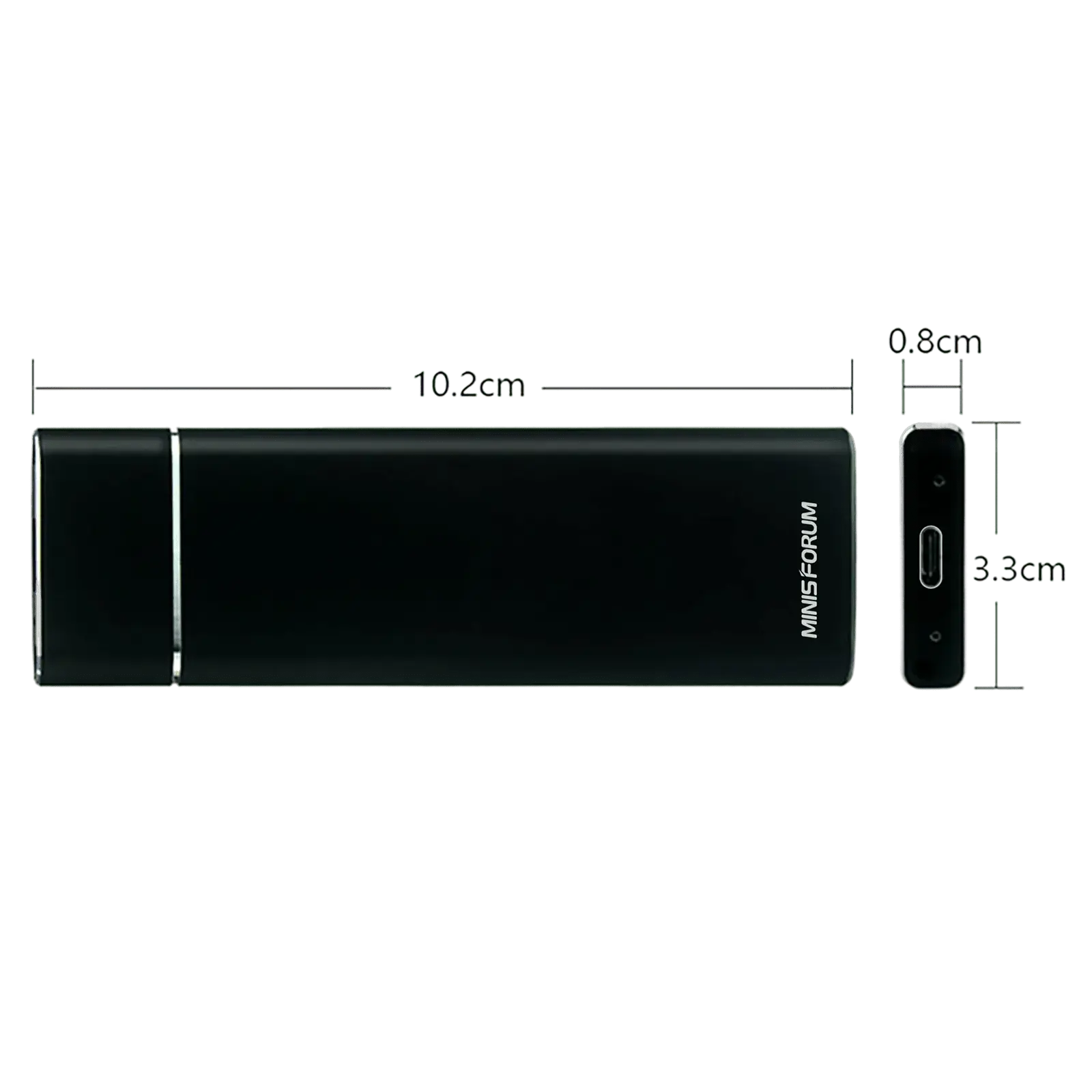 Minisforum 10Gbps M.2 NVMe SSD Enclosure
