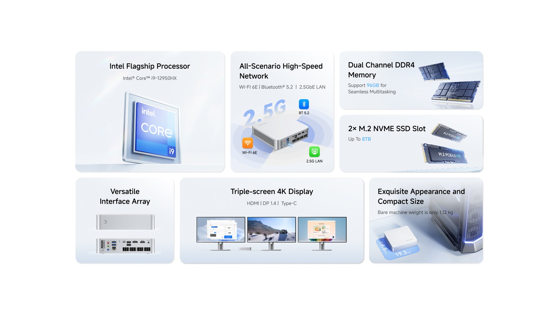 MINISFORUM M1-1295 ミニPC i9-12950HX Minisforum M1-1295ミニPC｜Intel® Core™ i9-12950HX