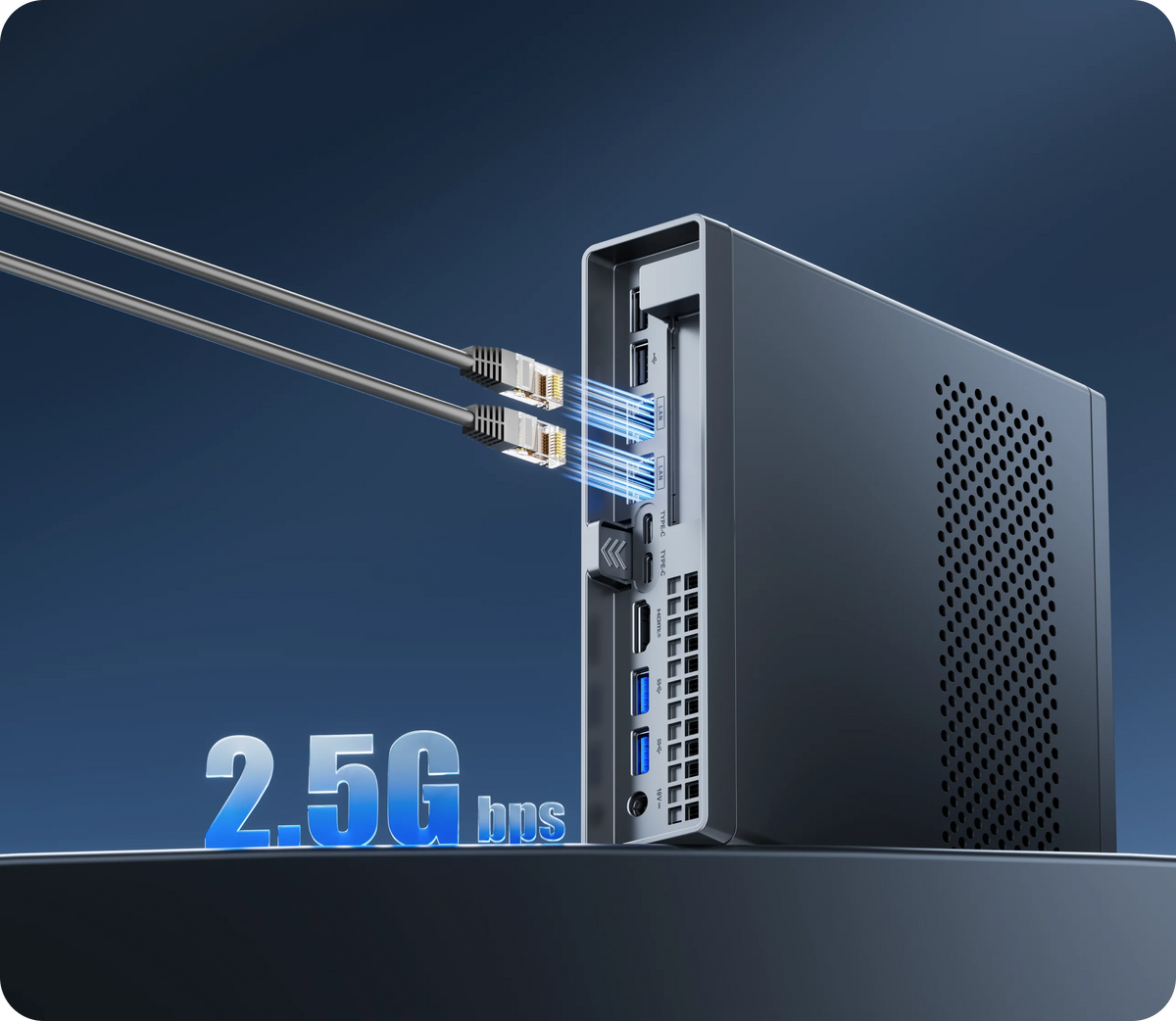 <color>2.5Gbps RJ45  </color><br><span>network ports ×  2</span>