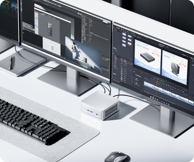 Triple Display Outputs