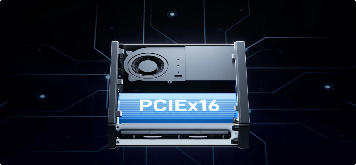 MS-R1 PCIe x16 expansion for GPUs, NICs, and storage devices
