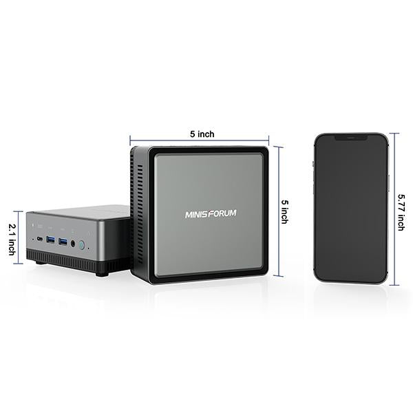 Dimensionen von Minisforum DeskMini U820 