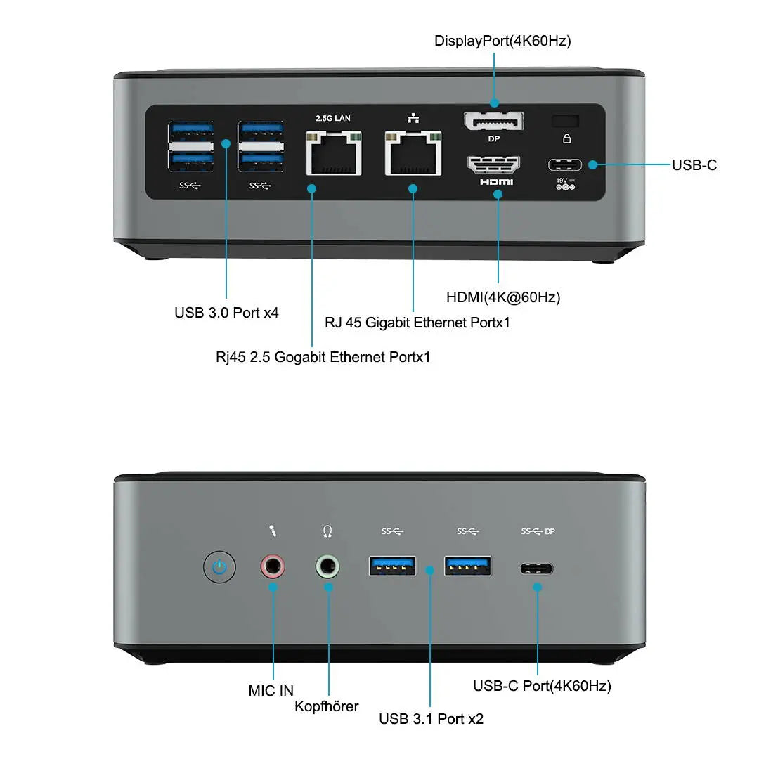 Minisforum HM50/HM80/HM90 Refurbished Refurbished Mini PC
